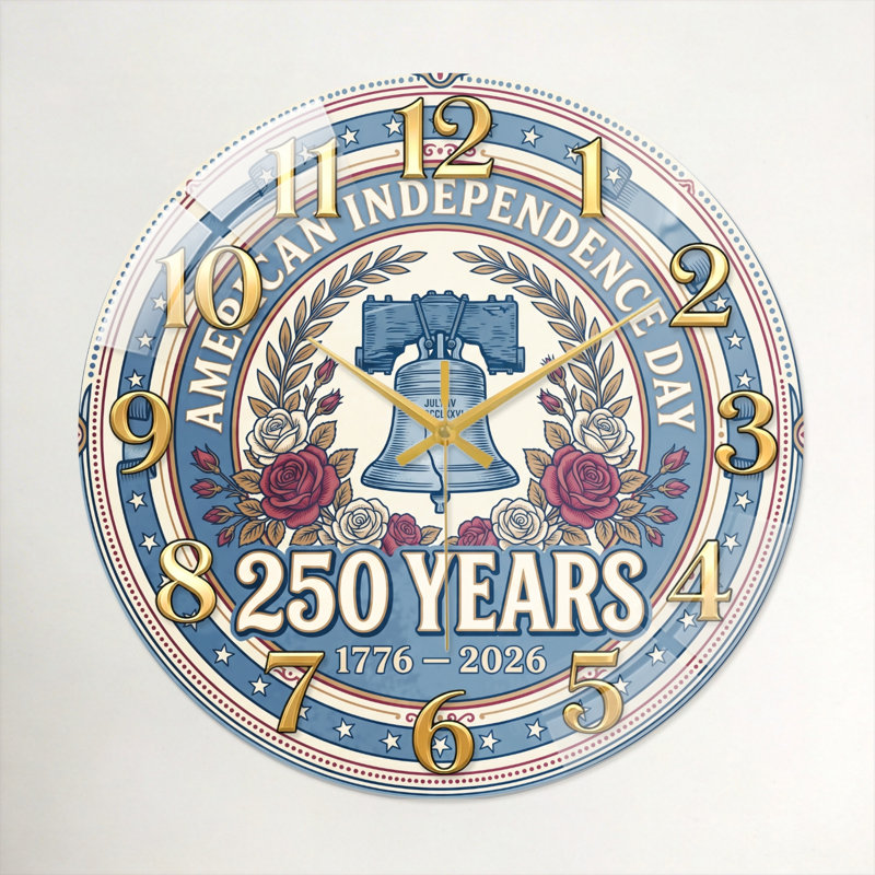 "American Independence USA 250th Anniversary Merchandise", 40 x 40 cm (15,7 x 15,7 pouces)