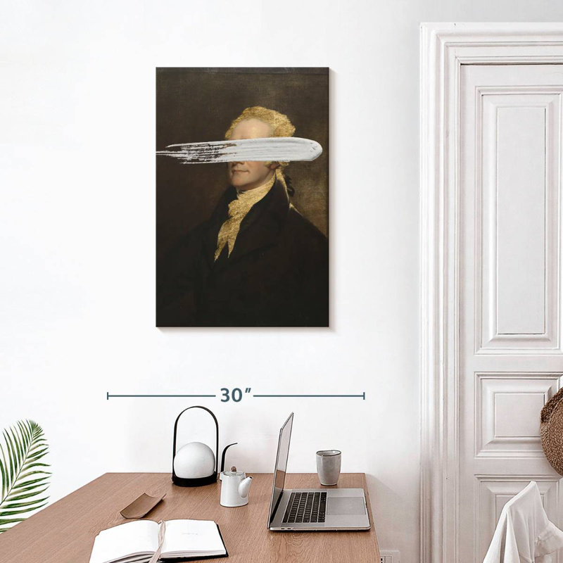 Leisha Masked Hamilton, 30" H x 20" W