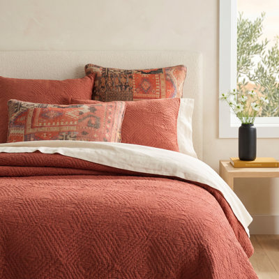 Kerala Cotton Coverlet Set
