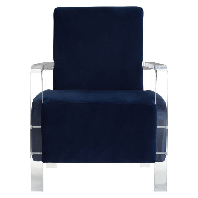 Sabrina Upholstered Armchair, Blue