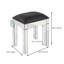 Tabouret de coiffeuse en bois massif
