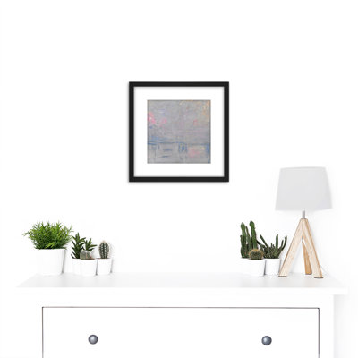 Charing Cross Bridge Crossed by Claude Monet - Single Picture Frame Painting