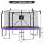 Trampoline avec lumières et panier de basketball-126757088
