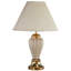 Lampe de table haute 27 po en céramique, en forme d'urne, abat-jour en lin-1244074531-1244074528