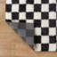Tapis à poils longs à motif de blocs - gris foncé anthracite - velours moyen, durable et facile à entretenir-1437091745