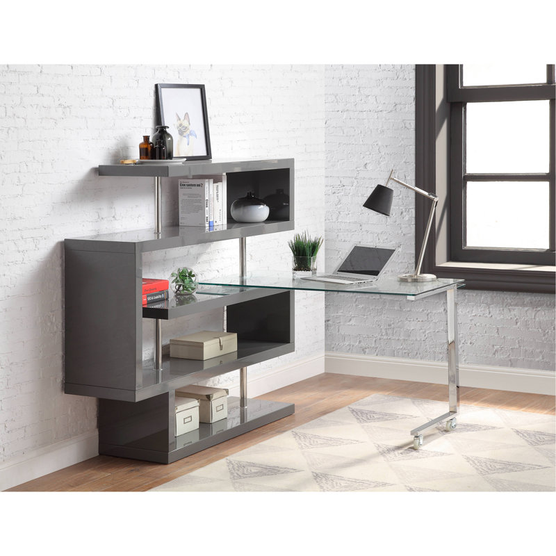 L-Shaped Desk,Writing Desk ,Office Desk, Gray