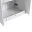 Meuble-lavabo de 60 po avec lavabo en résine, portes à fermeture douce et armoire à 1 côté, montage flottant, contreplaqué (emballage KD) - 24 po x 2 + 12 po