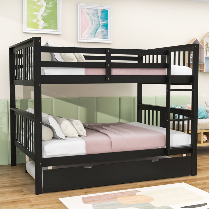 Full-Over-Full Bunk Bed With Twin Trundle