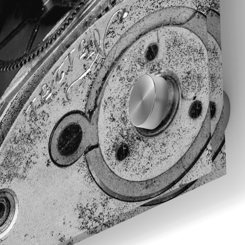 «P pièces Of Old Watch BW» par Tom Quartermaine, H 36 po x l 36 po