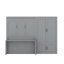 Grand lit escamotable avec placard