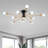 Armstead 10 - Light 45.9" Flush Mount in Black and Gold Finish