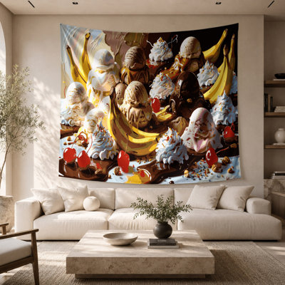 Tapisserie murale Desserts Banana