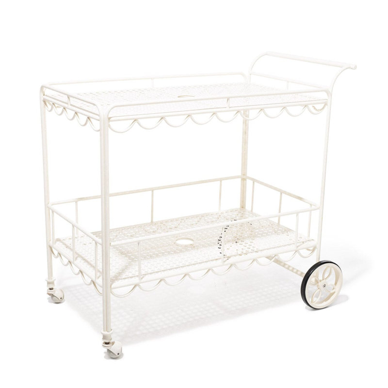 Chariot-bar Al Fresco, Blanc antique