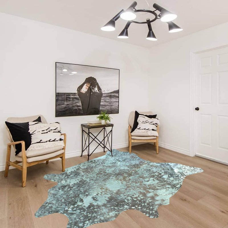 Snowden Animal Print Cowhide Hand Woven 160cm X 220cm Area Rug