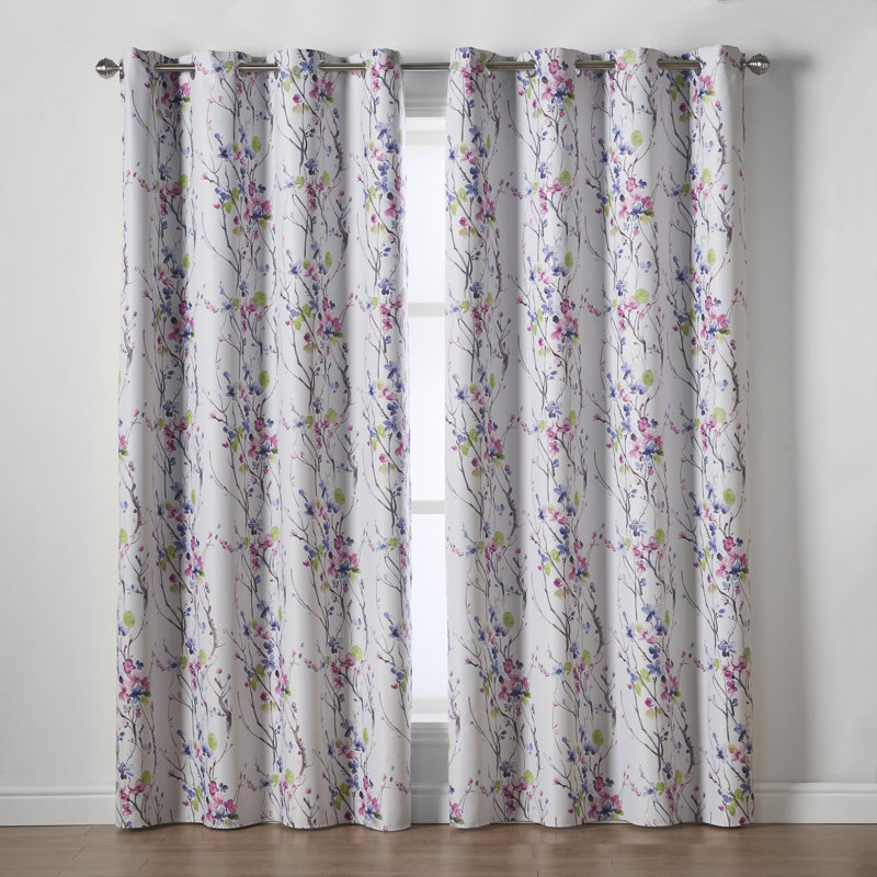 Lauryn Room Darkening Curtain Pair, 229cm W x 229cm L