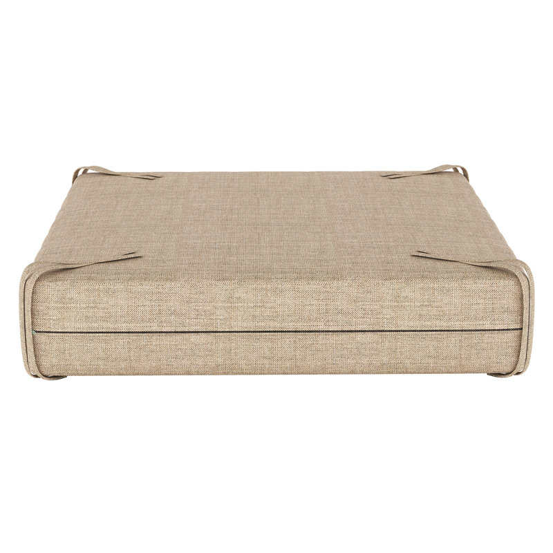 Coussin de coussin d'extérieur Sunbrella®, Tissage uni cendre coulée Sunbrella®