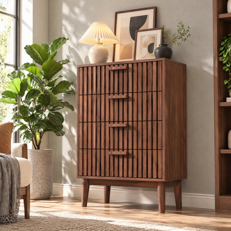 60 cm W Chest of 4 Drawers
