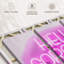 Holiday «Neon Hello Gorgeous Pink On White Canvas Print» sur-1553847624