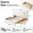 Chenille Upholstered Platform Bed with Built-In Nightstands and 2 Storage Drawers-479620779-479620777
