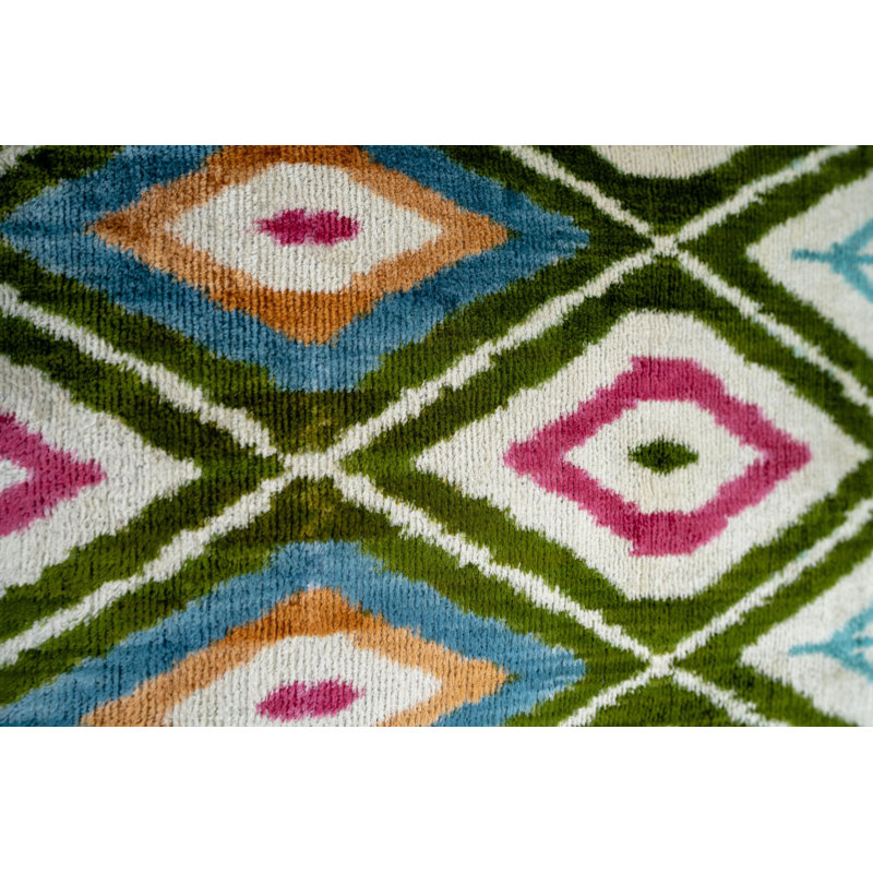 Geometric Velvet Throw Pillow