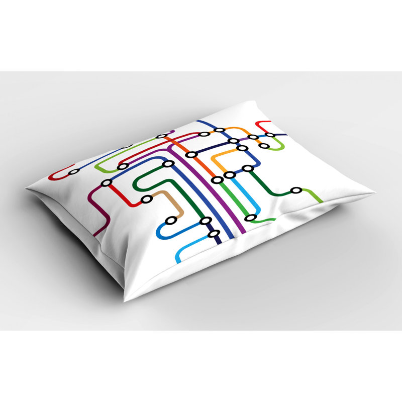 Dots Polyester Sham Set, Twin