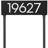 Floating 1-Line Lawn Address Sign