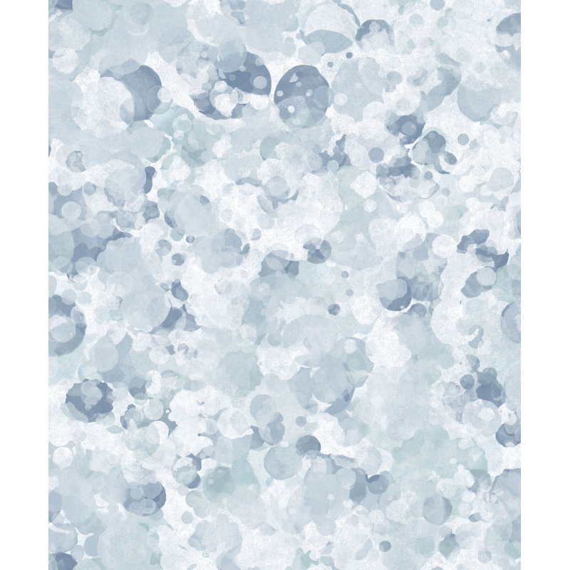 Carballo 1000cm x 53cm Textured Non-Pasted Roll, Blue