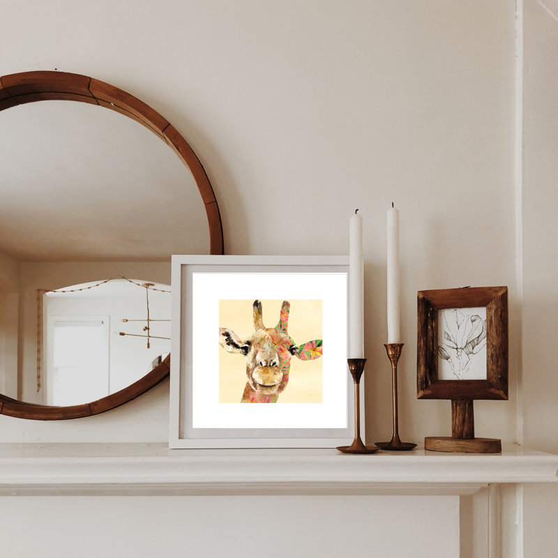 Giraffe by Louise Nisbet - No Frame Print