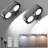 2pcs Dual Cylinder Led Wall Lights