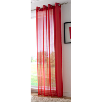 Jamie Eyelet Sheer Voile Curtain Panel