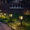 Black Low Voltage Solar Powered Integrated LED Pathway Light Pack