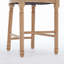 Ensemble de 2 tabourets de bar en bois massif avec tabourets de bar en bois massif