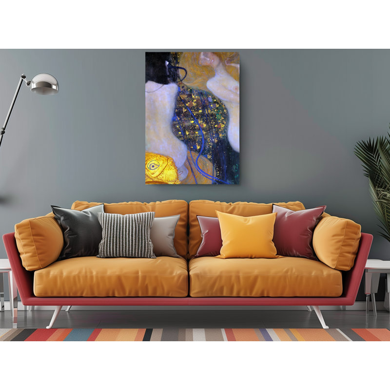 Reproduction de poisson rouge »par Gustav Klimt, L 40 po x H 60 po