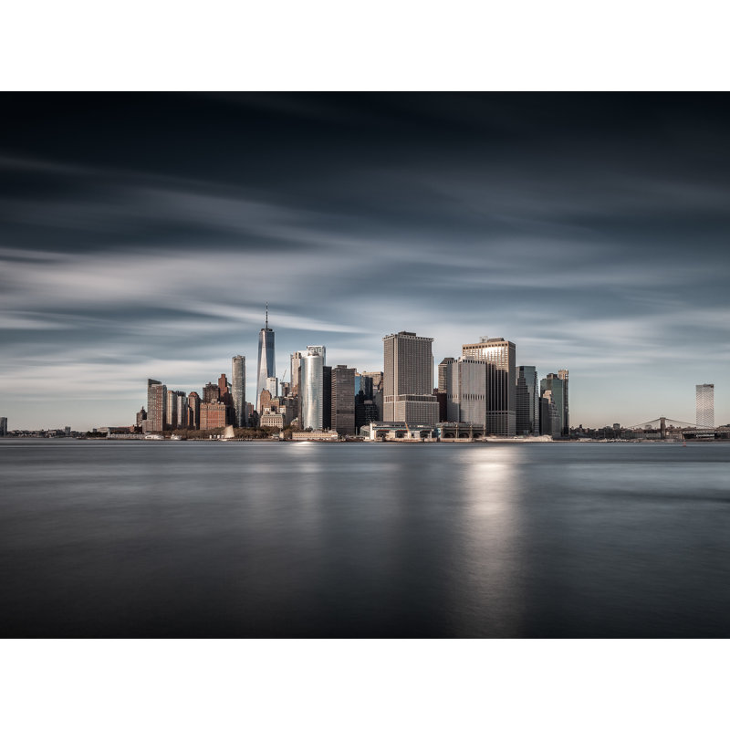 Skyline New York Print by Frank Peters, 17.25" H x 21.25" W x 0.875" D