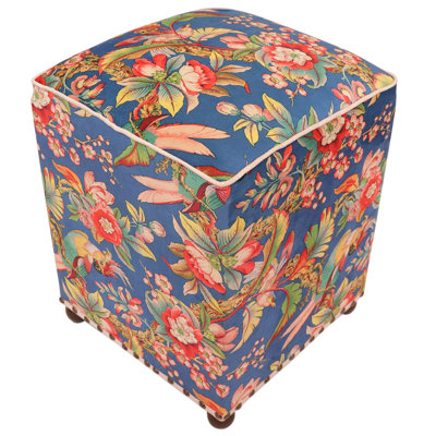 Koralie Velvet Pouf