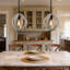 Luminaire suspendu en bois Farmhouse