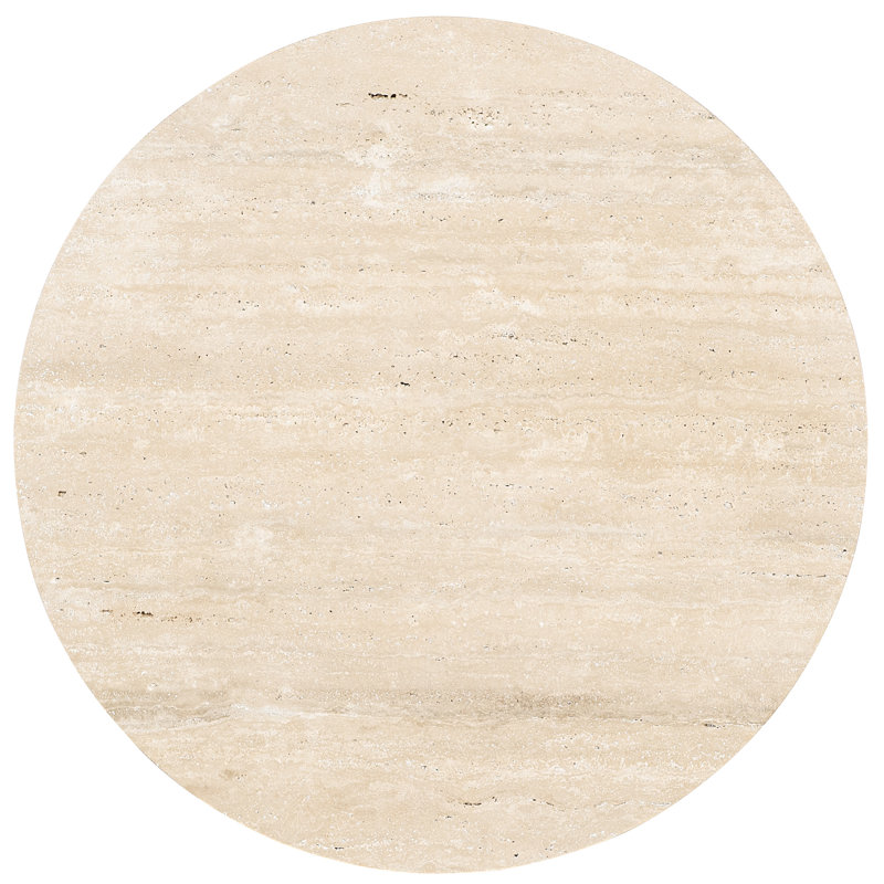 Melange Stone End Table, 22" H x 16" W x 16" D