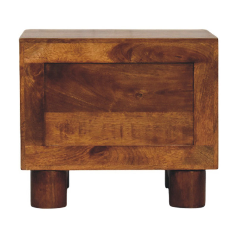 45cm W Solid Wood Bedside Table