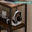 Daniyel Metal Base Computer Desk with Power Outlet-2002647631