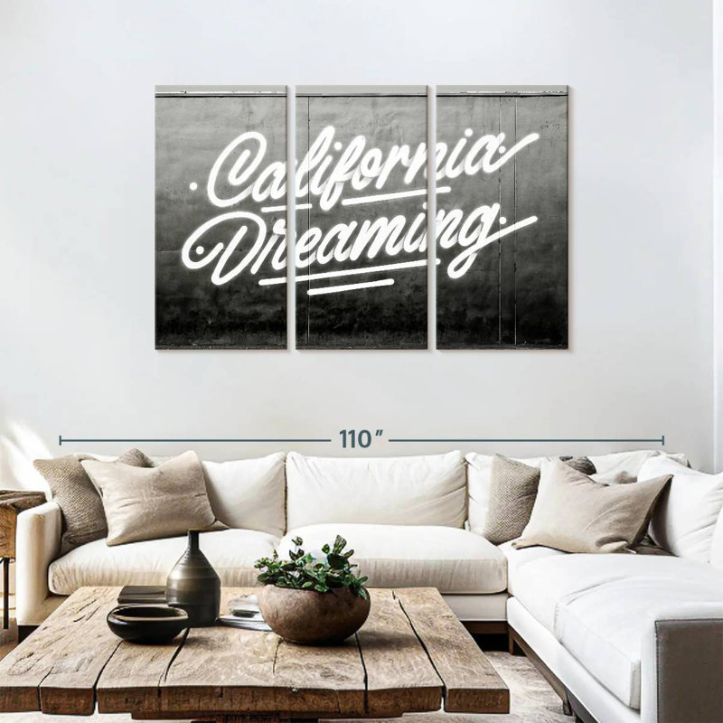 Sebbie Black California - Dreaming, 36" H x 57" W