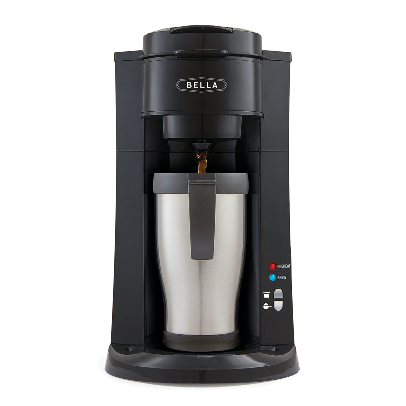 Cafetière personnelle polyvalente 2 tasses Bella