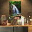 Chute d'eau - reproduction de photo sur toile-33283219-18438488