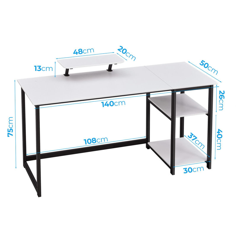 Besarta 10cm L Computer Table