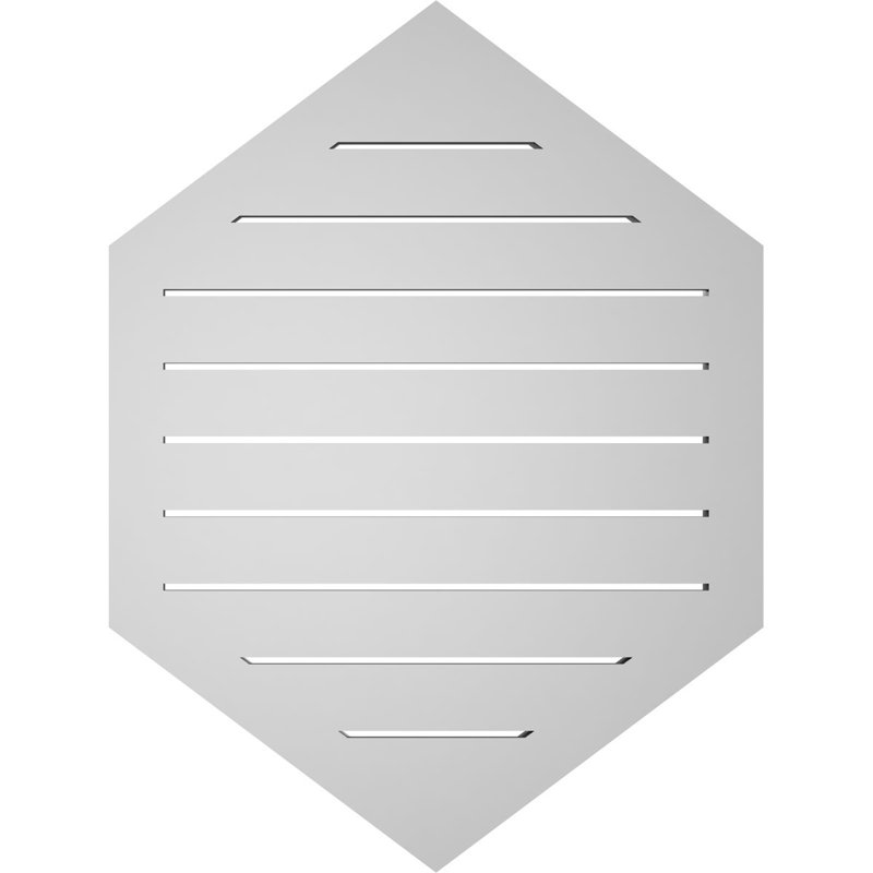 Pente verticale verticale en uréthane 9 pi, H 32 po x l 24 po x P 1,5 po