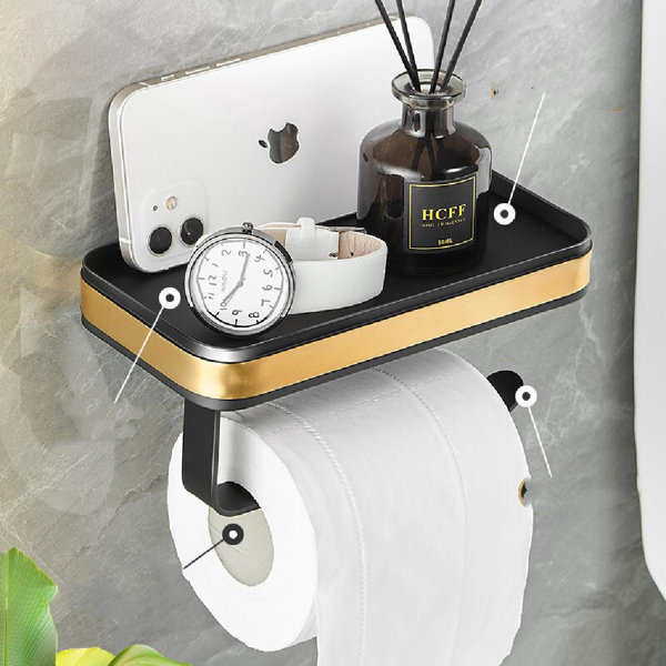 Captive Gala Wall Mount Toilet Paper Holder