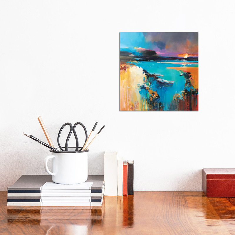 Deep Water 1 Piece Wrapped Canvas Painting, 30.48 cm H x 30.48 cm W
