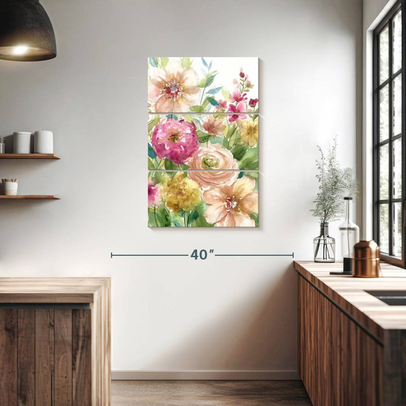 Harnek Jardin de fleurs, H 38 po x l 24 po