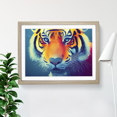 Tiger Colours Vol.3 1 Piece Single Picture Frame Wall Art