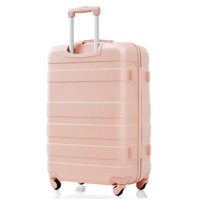 Luggage Sets New Model ABS Hardshell 3Pcs Clearance Luggage Hardside Lightweight Durable Suitcase Sets Spinner Wheels Suitcase With TSA Lock 20''24''2