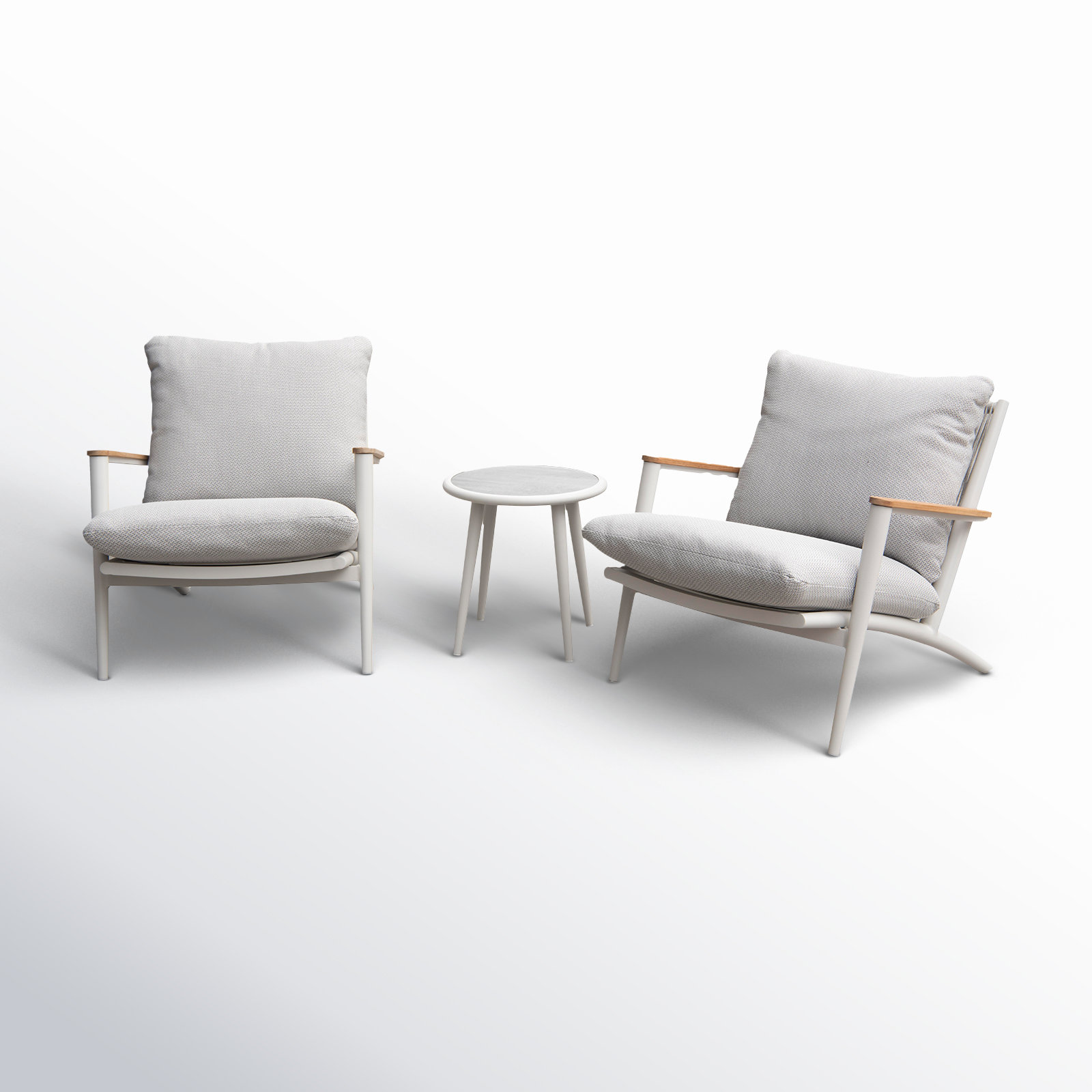 Breck 2 - Person Outdoor Seating Group with Cushions